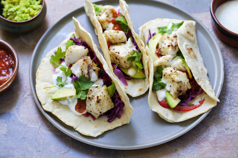 Tacos de pescado